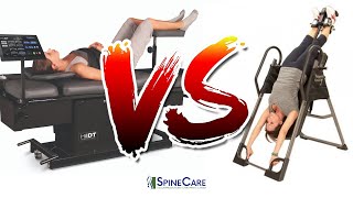 Inversion Table vs Spinal Decompression Therapy [upl. by Heaps]