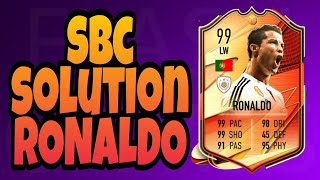 SBC SOLUTION CRISTIANO RONALDO 99  MADFUT 22 [upl. by Stedmann]