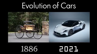 The Evolution of Cars  1886 to 2021 [upl. by Rozek527]