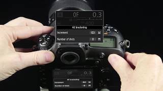 Nikon D850 Exposure Bracketing Setup Tutorial [upl. by Lachman647]