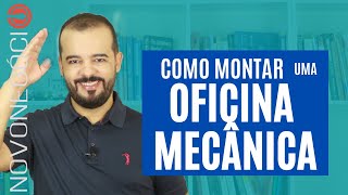 Como Montar uma Oficina Mecânica Investimento x QUANTO FATURA [upl. by Leizo]