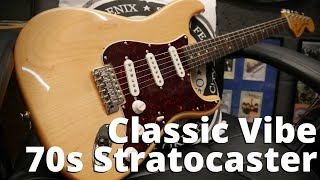 Squier Classic Vibe 70s Stratocaster Review [upl. by Aikel910]