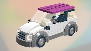 LEGO car moc Easy to build instructions How to build tutorial [upl. by Monica10]