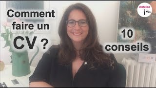 Comment faire un CV  📄 10 conseils [upl. by Alyar]