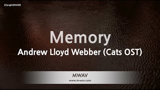 Andrew Lloyd WebberMemory Cats OST Karaoke Version [upl. by Eatnoj262]