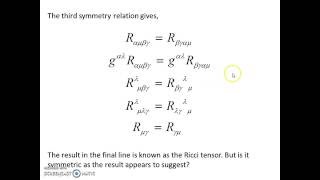 Ricci Tensor and Scalar [upl. by Devinna]