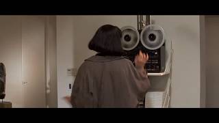 Pulp Fiction scene with Mia Wallace dance Vincent Vega monologue Quentin Tarantino film from 1994 [upl. by Wallack309]