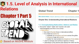 Global Trend Chapter 1  Part 5 [upl. by Sutphin737]