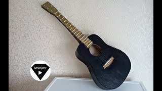 How to make a guitar from cardboard [upl. by Lowis]