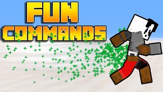 10 EXTREMELY Fun Commands in Minecraft [upl. by Irakab962]