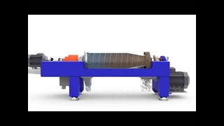 Animation  Alfa Laval decanter centrifuge for energy separation applications [upl. by Diandra965]