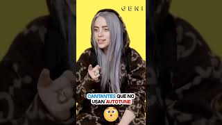 Así SUENAN estos ARTISTAS sin AUTOTUNE 😧  Billie Eilish  shorts [upl. by Ramar]