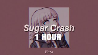 1 HOUR ElyOtto  SugarCrash  slowed  reverbed [upl. by Susanetta]