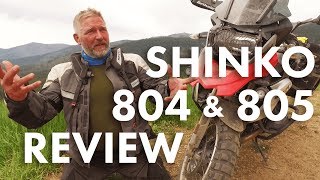 Review Shinko 804 and 805 Adventure Trail Tires [upl. by Ditmore]