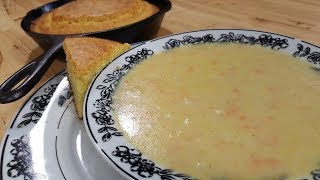 Potato Soup  100 Year Old Recipe  The Hillbilly Kitchen [upl. by Aneeled]