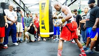 Floyd Mayweather Open Workout  Wednesday August 26 [upl. by Arliene]