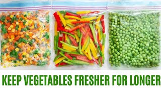 DIY FROZEN MIXED VEGETABLES AT HOME [upl. by Eelarol567]