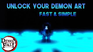 How To Unlock Your Demon Art EASIEST WAY  Demon Fall [upl. by Al]