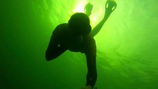 Lake Superior Aquaman Corkscrew Dive [upl. by Papst396]