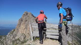 Via Ferrata Dolomites Maximiliansteig  Tierser Alpl [upl. by Lenej431]