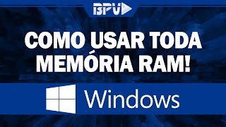 Como usar Toda MEMÓRIA RAM do Computador Memória Utilizável [upl. by Treblih]