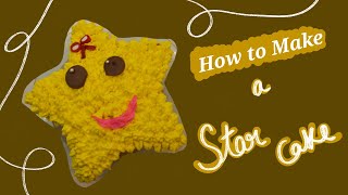 How to Make a Star Cake EASY [upl. by Nitsu169]