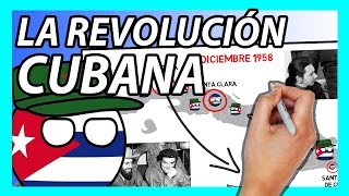 La REVOLUCIÓN CUBANA en 10 minutos  Breve historia de CUBA [upl. by Ythomit]