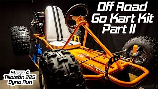 Off Road Vintage Go Kart Kit Build  Part 2 [upl. by Drofhsa91]