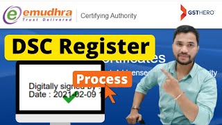 Digital Signature Certificate  DSC 2021  How to register DSC digital signature [upl. by Ereveneug]