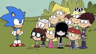 Sonic The Hedgehog referenced in The Loud House [upl. by Fabiolas]