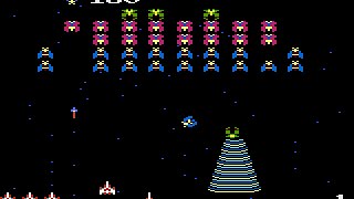 🎮🕹️👉Galaga 1981  Gameplay Arcade [upl. by Leodora70]