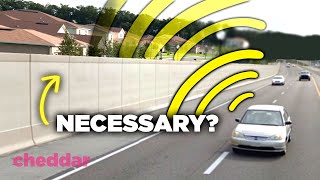 How Highway Noise Barriers Can Make Traffic Louder  Cheddar Explains [upl. by Ecissej]