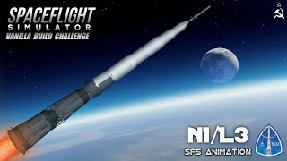 N1 Rocket In Spaceflight Simulator  Soviet Moon Landing [upl. by Cataldo364]