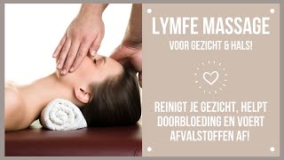 Lymfe massage gezicht [upl. by Notlit]