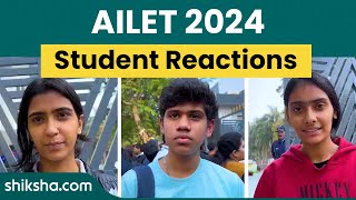 AILET 2024 Exam Analysis amp Students Review [upl. by Ellerrehs]