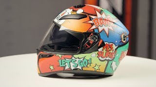 AGV K3 SV Balloon Helmet Review at RevZillacom [upl. by Andee]