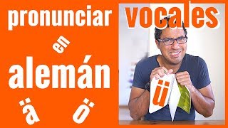 Aprende la Pronunciacion en Aleman  Las VOCALES [upl. by Tempa570]