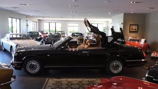 2001 RollsRoyce Corniche Convertible walk around and top operation [upl. by Gasparo527]