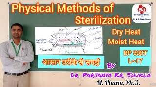 Physical Methods of Sterilization  Dry Heat Moist Heat Sterilization  Sterilization BP 303T L17 [upl. by Terrag]