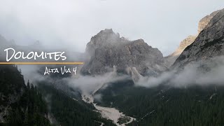 Dolomites  Alta Via 4  4K Cinematic Drone Video [upl. by Dnalyar16]