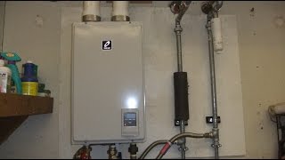 Installing the new Takagi TH3MDVN Tankless Water Heater [upl. by Abey352]