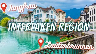 INTERLAKEN SWITZERLAND ITINERARY What to do in Interlaken  Lauterbrunnen the Jungfrau amp more [upl. by Nodmac]