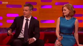 The Graham Norton Show S18E1 Matt Damon Jessica Chastain Bill Bailey and The Weeknd [upl. by Eihctir]