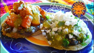 Mexican Sopes  Sopes Mexicanos How to Make Sopes [upl. by Noval]