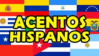 ¿CUÁNTOS ACENTOS HISPANOS PUEDES ADIVINAR ElBauldelConocimiento 🌎 [upl. by Naihtniroc]