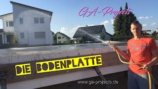 Hausbau Die Bodenplatte Baublog 6 [upl. by Llenor]