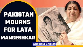 Pakistan mourns legendary singer Lata Mangeshkar’s demise  OneIndia News [upl. by Helman]