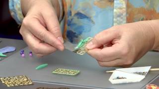 Filling Filigree with Polymer Clay [upl. by Yole]