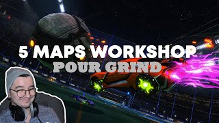 ROCKET LEAGUE  5 MAPS WORKSHOP POUR PROGRESSER [upl. by Pugh853]