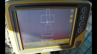 Cutting with topcon GPS [upl. by Akem]